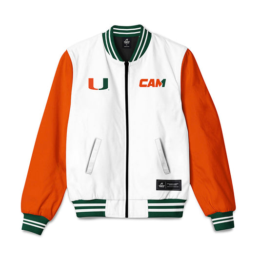 Miami - NCAA Football : Cam Ward - Bomber Jacket-0