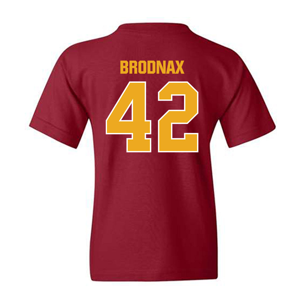 ULM - NCAA Baseball : Adam Brodnax - Classic Shersey Youth T-Shirt-1