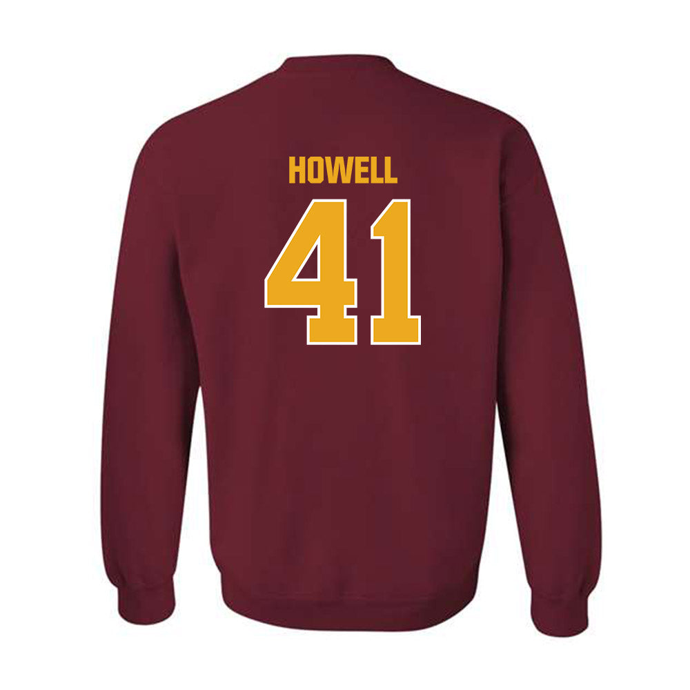 ULM - NCAA Football : Dylan Howell - Classic Shersey Crewneck Sweatshirt-1