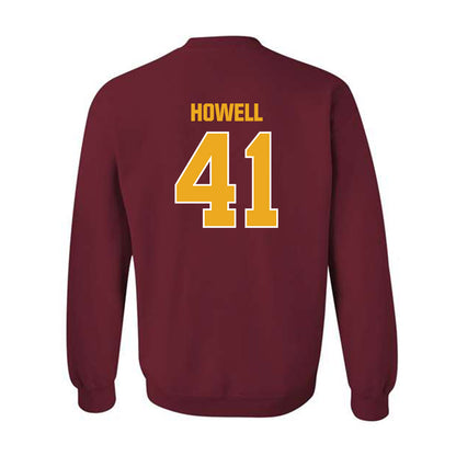 ULM - NCAA Football : Dylan Howell - Classic Shersey Crewneck Sweatshirt-1