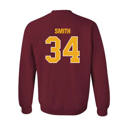 ULM - NCAA Football : Ozarrio Smith - Classic Shersey Crewneck Sweatshirt-1
