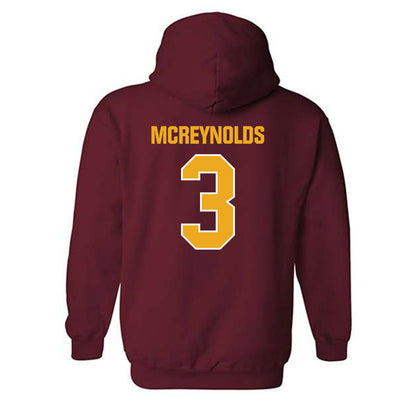 ULM - NCAA Football : Braylon Mcreynolds - Classic Shersey Hooded Sweatshirt-1