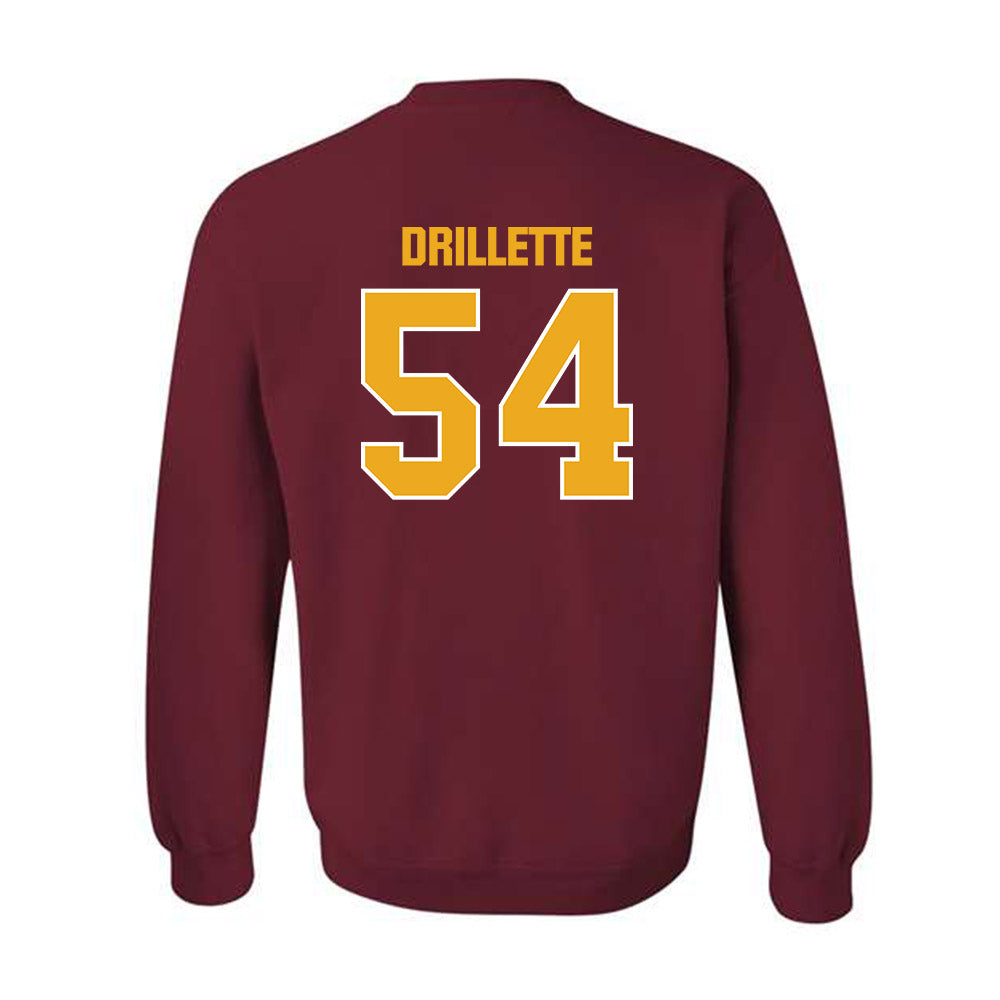 ULM - NCAA Football : Brett Drillette - Classic Shersey Crewneck Sweatshirt-1