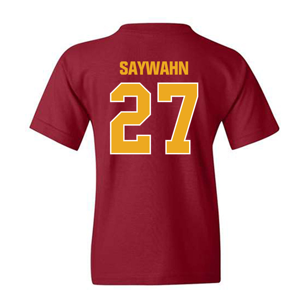 ULM - NCAA Football : Stephen Saywahn - Classic Shersey Youth T-Shirt-1