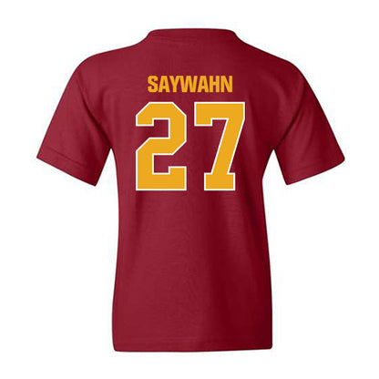 ULM - NCAA Football : Stephen Saywahn - Classic Shersey Youth T-Shirt-1