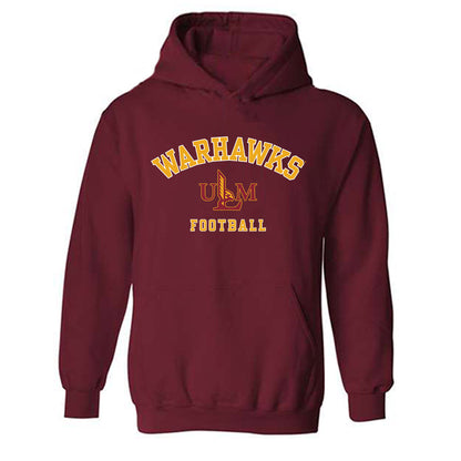 ULM - NCAA Football : Derek Omoregie - Classic Shersey Hooded Sweatshirt-0
