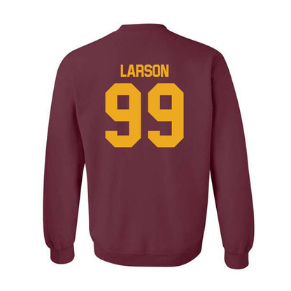ULM - NCAA Football : Max Larson - Classic Shersey Crewneck Sweatshirt-1