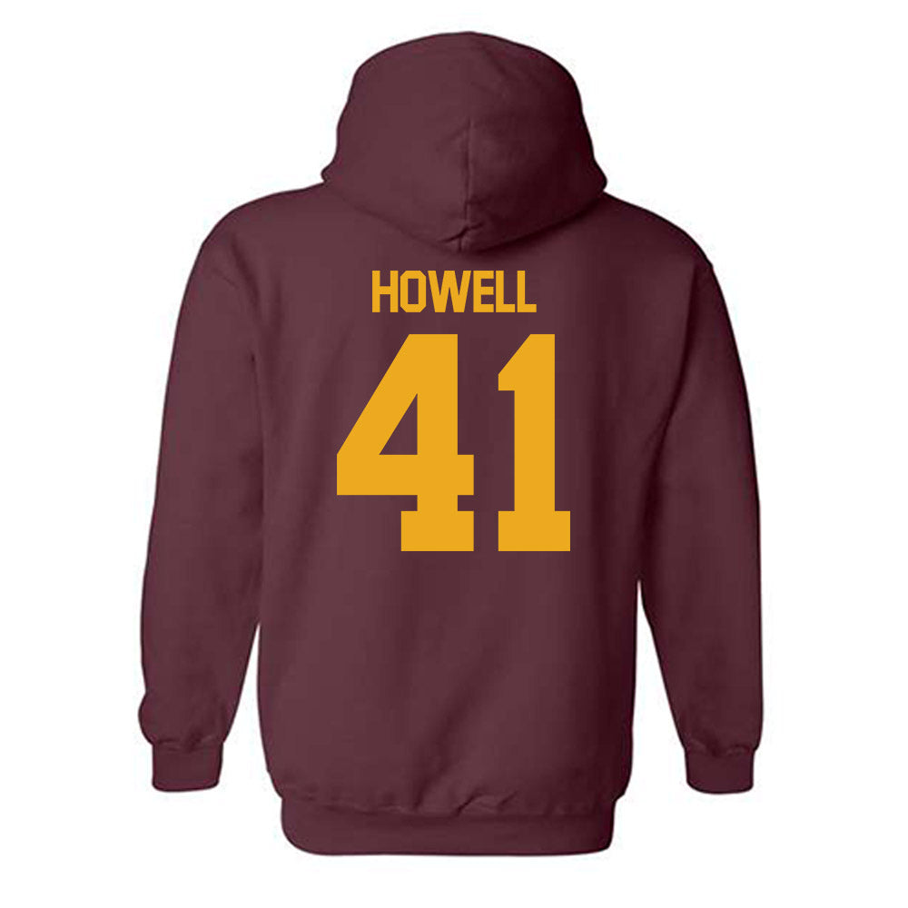 ULM - NCAA Football : Dylan Howell - Classic Shersey Hooded Sweatshirt-1