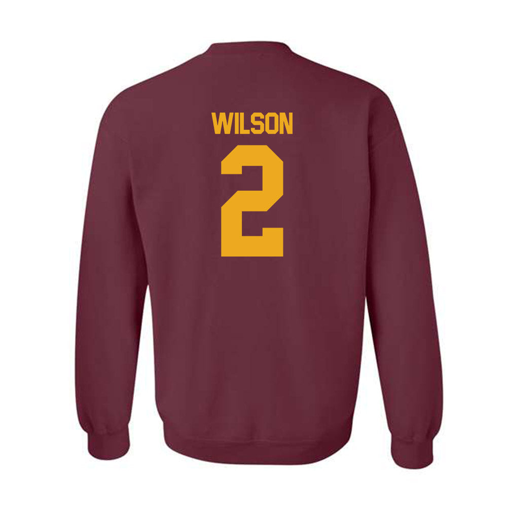 ULM - NCAA Football : Korian Wilson - Classic Shersey Crewneck Sweatshirt-1