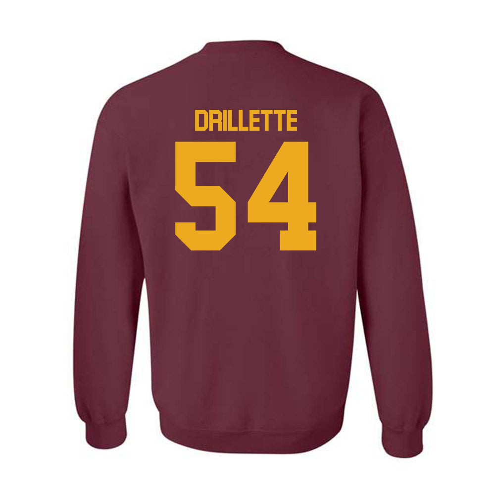 ULM - NCAA Football : Brett Drillette - Classic Shersey Crewneck Sweatshirt-1