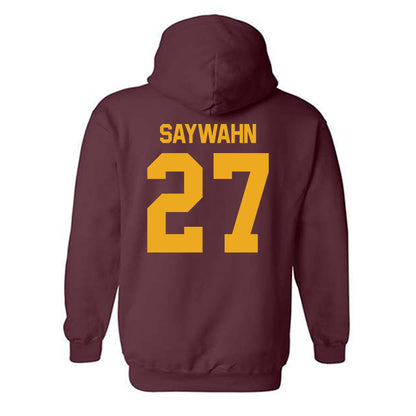 ULM - NCAA Football : Stephen Saywahn - Classic Shersey Hooded Sweatshirt-1