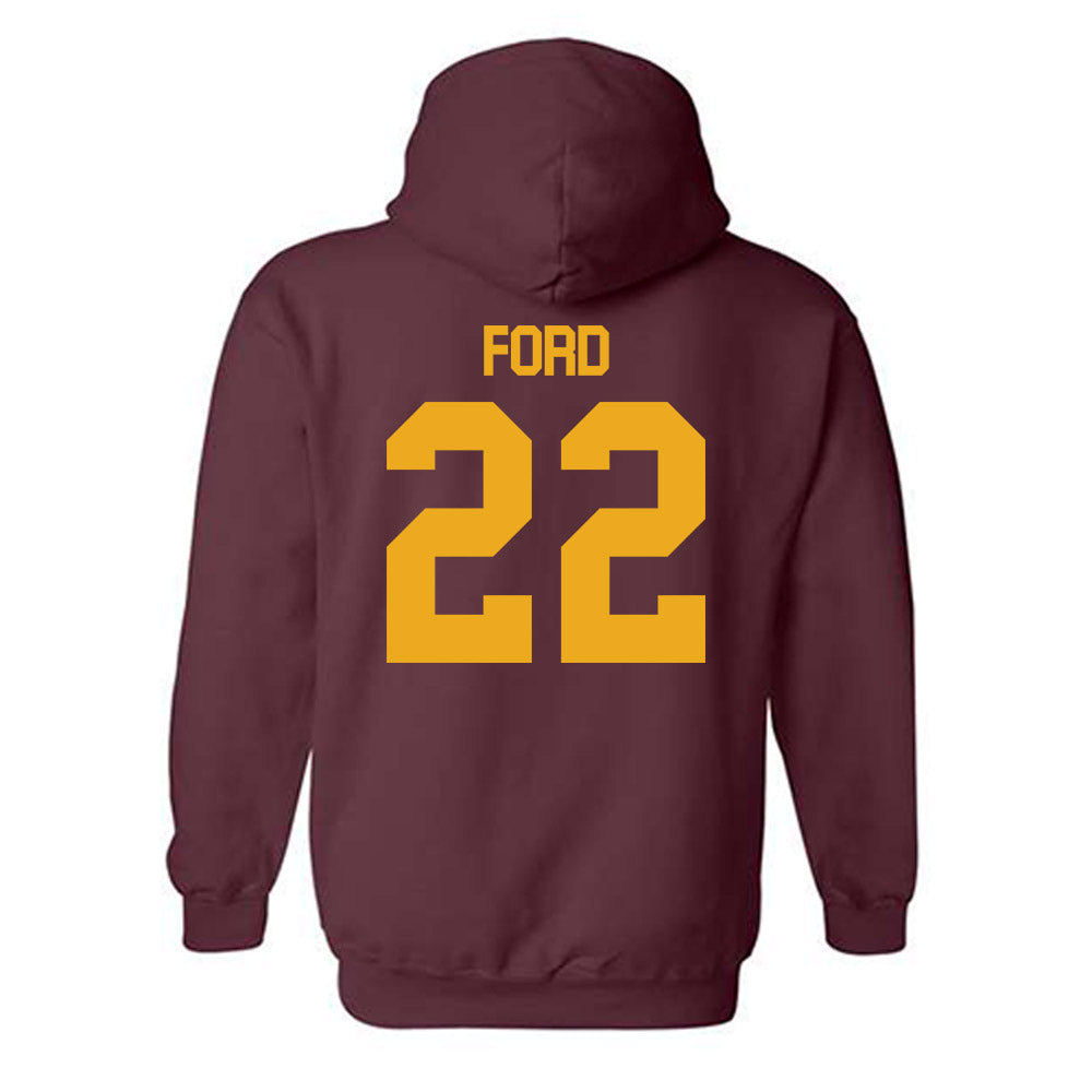 ULM - NCAA Football : DShaun Ford - Classic Shersey Hooded Sweatshirt-1