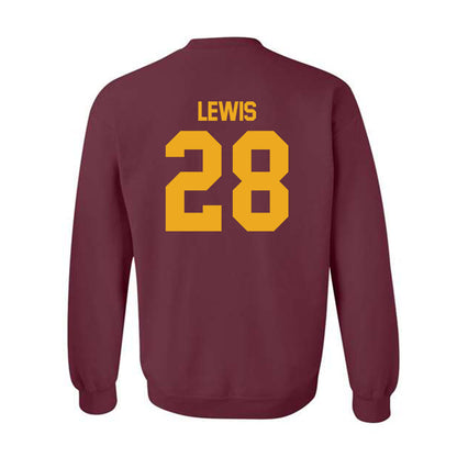 ULM - NCAA Football : Dorian Lewis - Classic Shersey Crewneck Sweatshirt-1