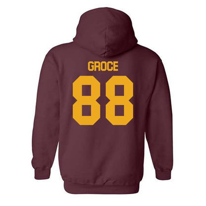 ULM - NCAA Football : Caleb Groce - Classic Shersey Hooded Sweatshirt-1