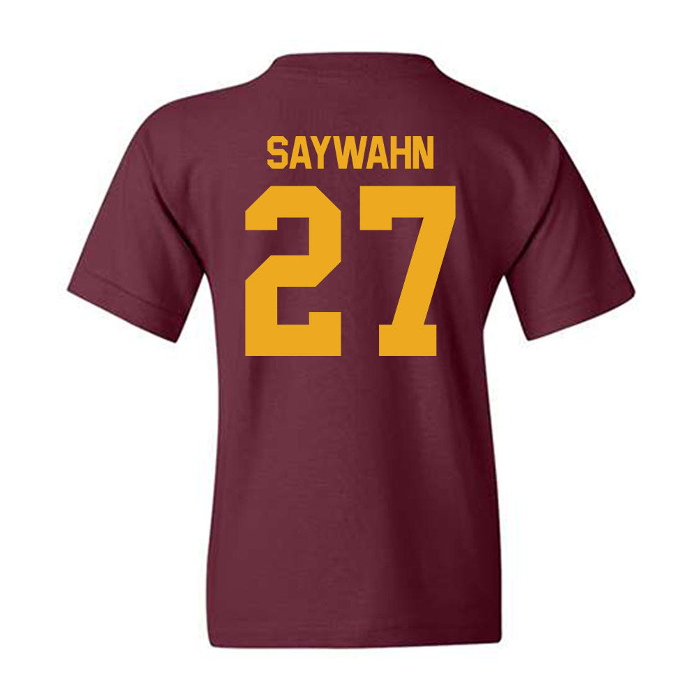 ULM - NCAA Football : Stephen Saywahn - Classic Shersey Youth T-Shirt-1