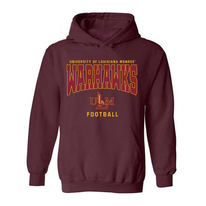 ULM - NCAA Football : Kevontay wells - Classic Shersey Hooded Sweatshirt-0