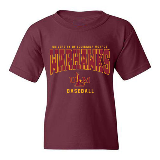 ULM - NCAA Baseball : Cash Dabbs - Classic Shersey Youth T-Shirt-0