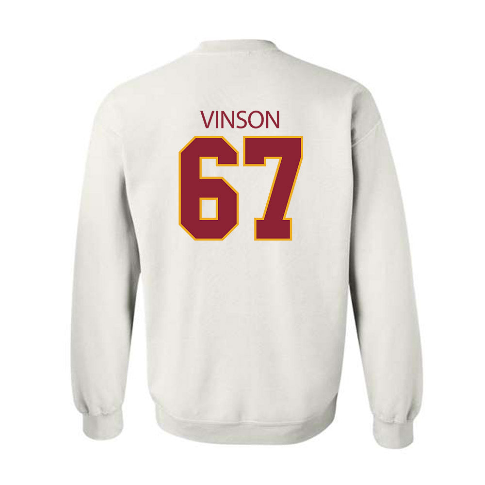 ULM - NCAA Football : Aj Vinson - Classic Shersey Crewneck Sweatshirt-1