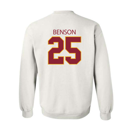 ULM - NCAA Football : Navarion Benson - Classic Shersey Crewneck Sweatshirt-1