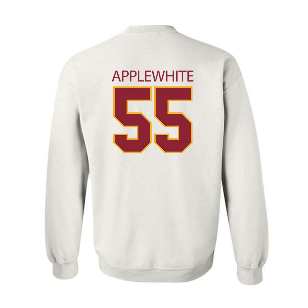 ULM - NCAA Football : David Applewhite - Classic Shersey Crewneck Sweatshirt-1