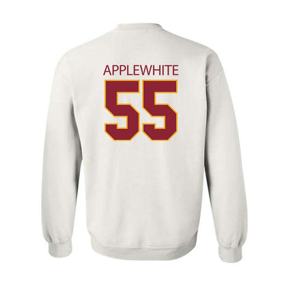 ULM - NCAA Football : David Applewhite - Classic Shersey Crewneck Sweatshirt-1