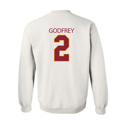 ULM - NCAA Football : Jake Godfrey - Classic Shersey Crewneck Sweatshirt-1
