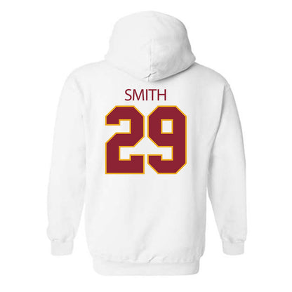 ULM - NCAA Football : James Smith - Classic Shersey Hooded Sweatshirt-1