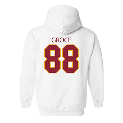 ULM - NCAA Football : Caleb Groce - Classic Shersey Hooded Sweatshirt-1
