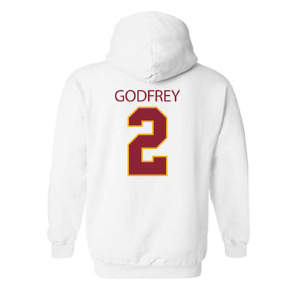 ULM - NCAA Football : Jake Godfrey - Classic Shersey Hooded Sweatshirt-1