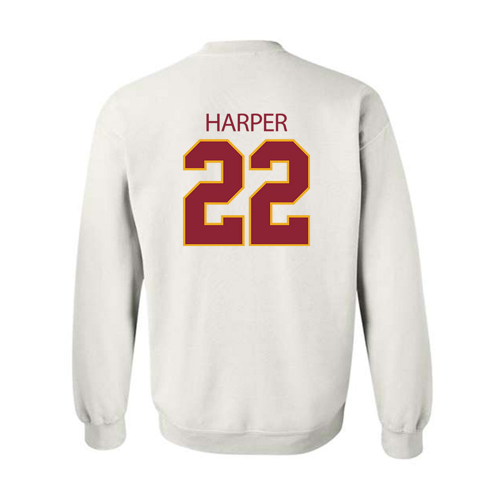 ULM - NCAA Football : Jay Harper - Classic Shersey Crewneck Sweatshirt-1