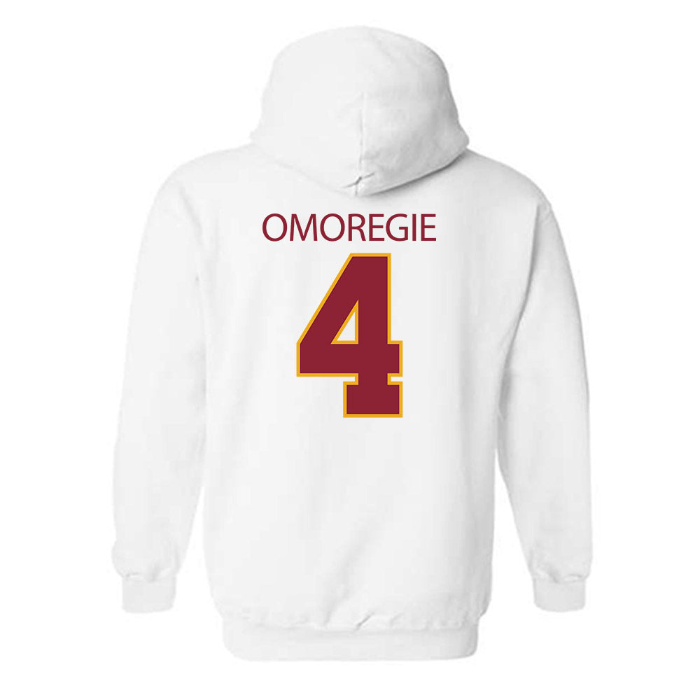 ULM - NCAA Football : Derek Omoregie - Classic Shersey Hooded Sweatshirt-1