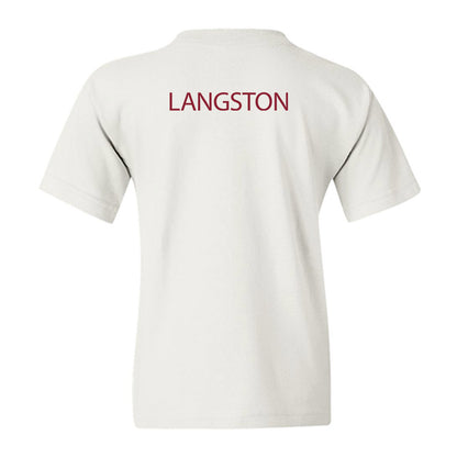 ULM - NCAA Football : Seidrion Langston - Classic Shersey Youth T-Shirt-1