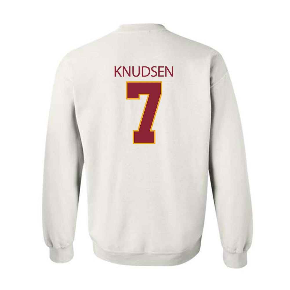 ULM - NCAA Football : Daniel Knudsen - Classic Shersey Crewneck Sweatshirt-1