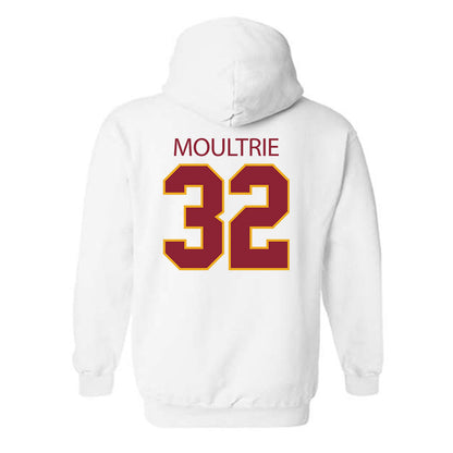 ULM - NCAA Football : JJ Moultrie - Classic Shersey Hooded Sweatshirt-1