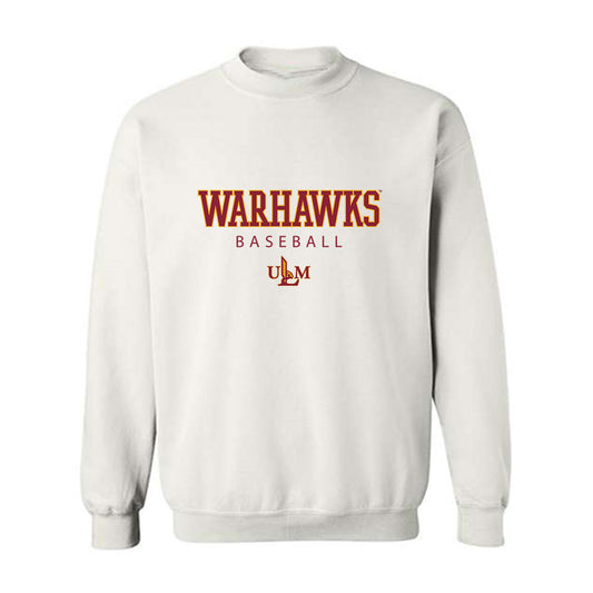 ULM - NCAA Baseball : Cash Dabbs - Classic Shersey Crewneck Sweatshirt-0