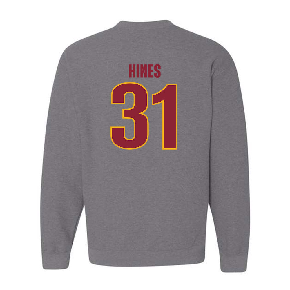 ULM - NCAA Football : Mikel Hines - Classic Shersey Crewneck Sweatshirt-1