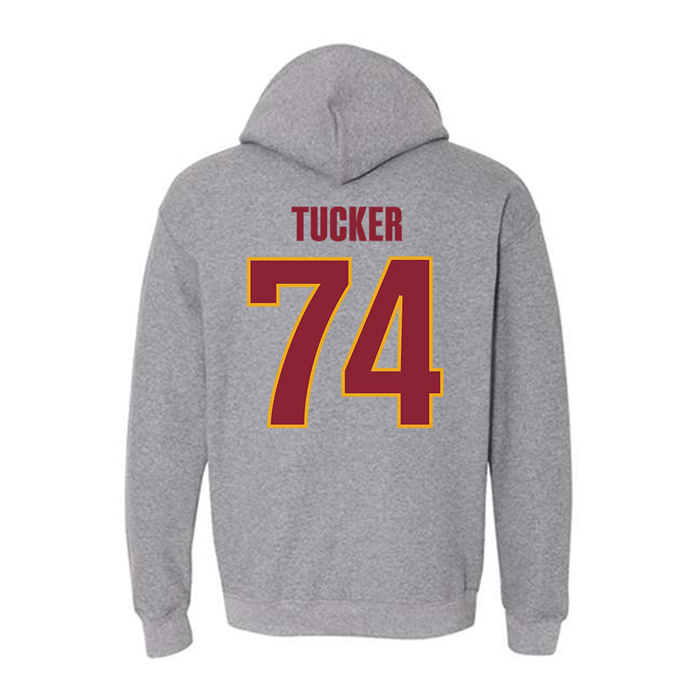 ULM - NCAA Football : Roscoe Tucker - Classic Shersey Hooded Sweatshirt-1