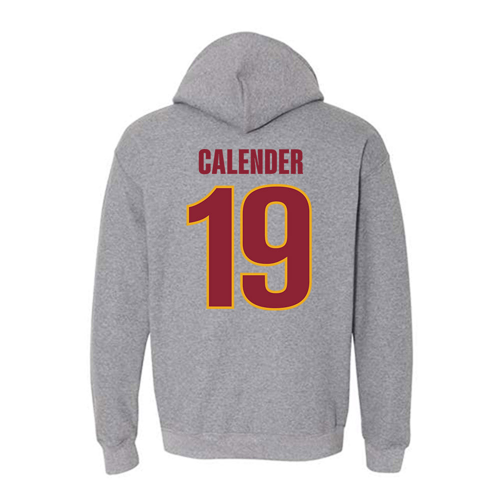 ULM - NCAA Football : Jaeden Calender - Classic Shersey Hooded Sweatshirt-1