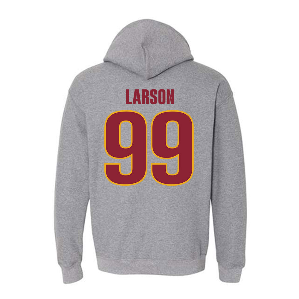 ULM - NCAA Football : Max Larson - Classic Shersey Hooded Sweatshirt-1