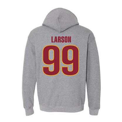 ULM - NCAA Football : Max Larson - Classic Shersey Hooded Sweatshirt-1
