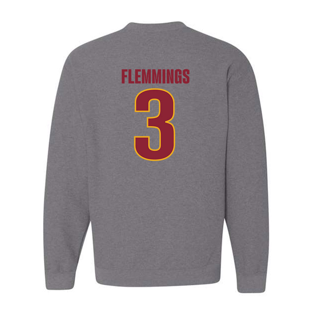 ULM - NCAA Football : Noah Flemmings - Classic Shersey Crewneck Sweatshirt-1