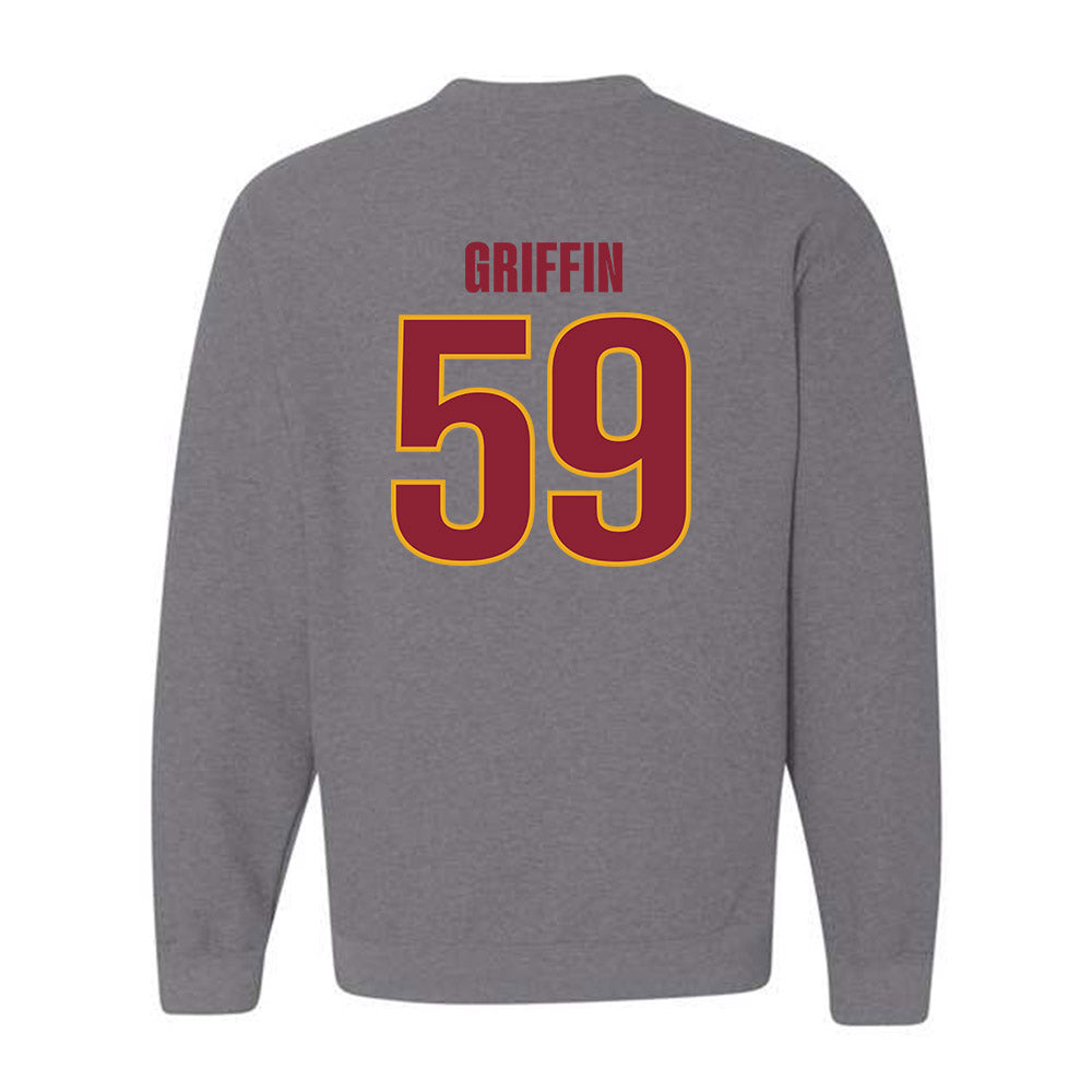 ULM - NCAA Football : Quentis Griffin - Classic Shersey Crewneck Sweatshirt-1