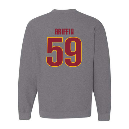 ULM - NCAA Football : Quentis Griffin - Classic Shersey Crewneck Sweatshirt-1