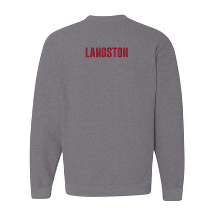 ULM - NCAA Football : Seidrion Langston - Classic Shersey Crewneck Sweatshirt-1