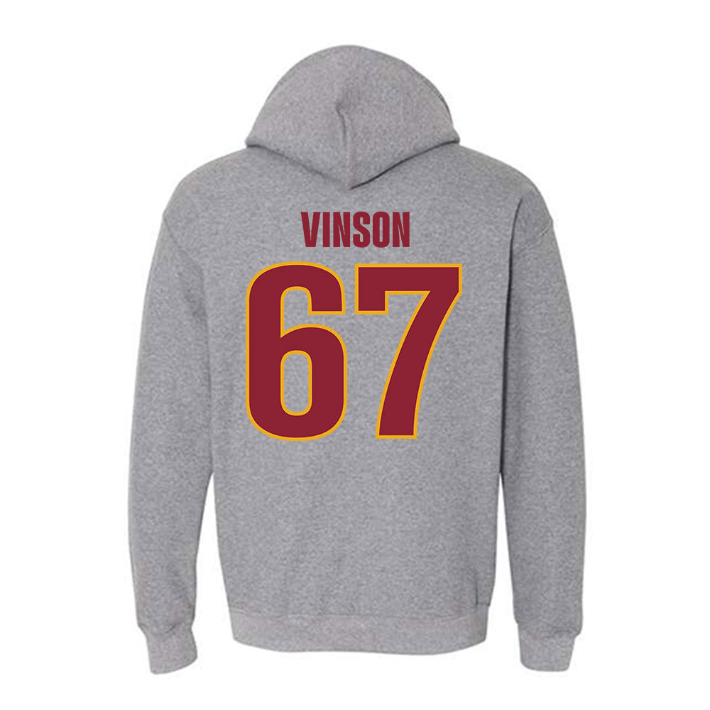 ULM - NCAA Football : Aj Vinson - Classic Shersey Hooded Sweatshirt-1