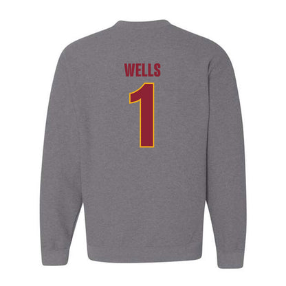 ULM - NCAA Football : Kevontay wells - Classic Shersey Crewneck Sweatshirt-1