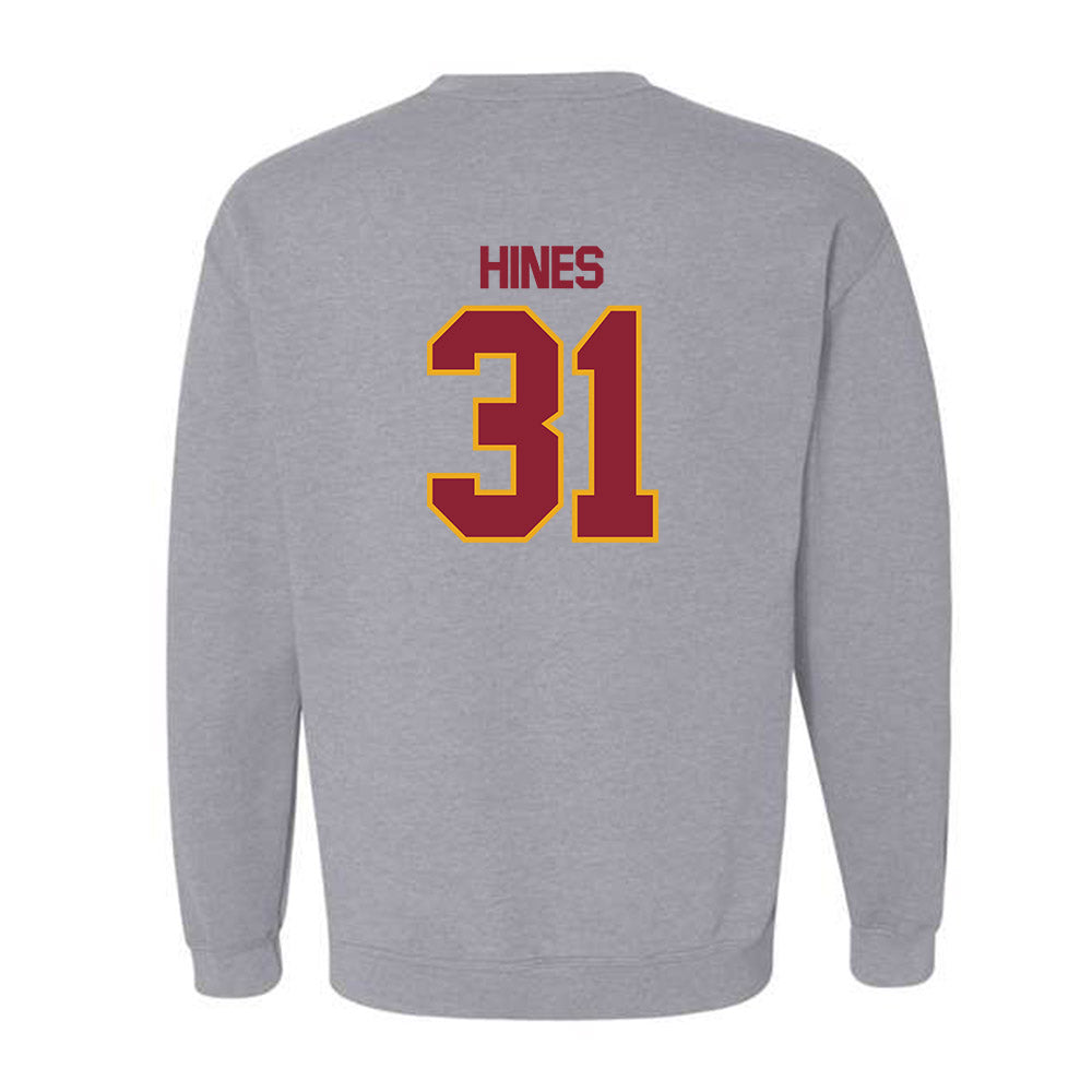ULM - NCAA Football : Mikel Hines - Classic Shersey Crewneck Sweatshirt-1