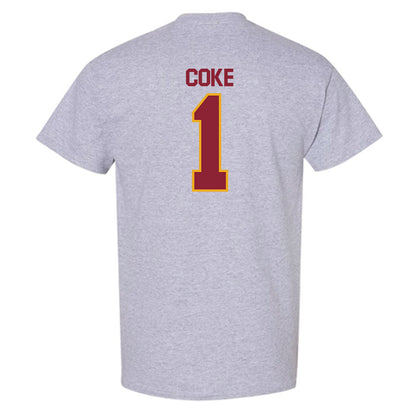 ULM - NCAA Baseball : Ben Coke - Classic Shersey T-Shirt-1