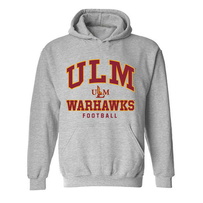 ULM - NCAA Football : Derek Omoregie - Classic Shersey Hooded Sweatshirt-0