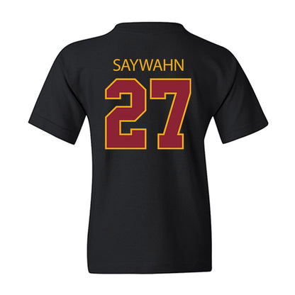ULM - NCAA Football : Stephen Saywahn - Classic Shersey Youth T-Shirt-1
